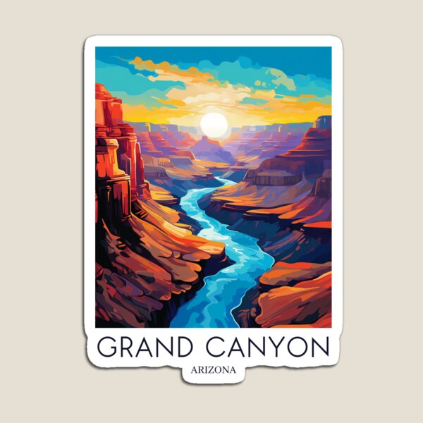 Artikel-Vorschau von Ein Pop-Art-Reisedruck des Grand Canyon – Arizona, designt und verkauft von StudioRedKoala.