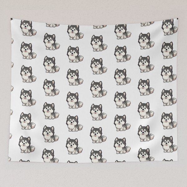 Aperçu de l'œuvre Chibi Malamute d'Alaska créée et vendue par City0fDreams.