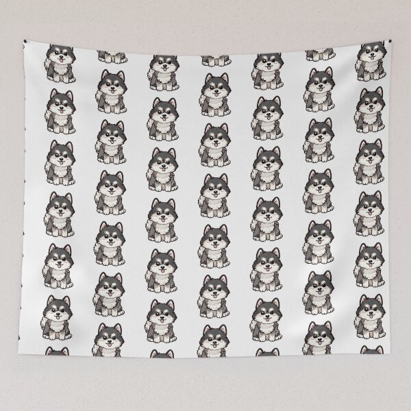 Aperçu de l'œuvre Chibi Malamute d'Alaska créée et vendue par City0fDreams.
