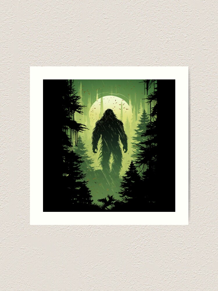 Bigfoot, Sasquatch, Big Foot, Forest, Bigfoot in the Forest