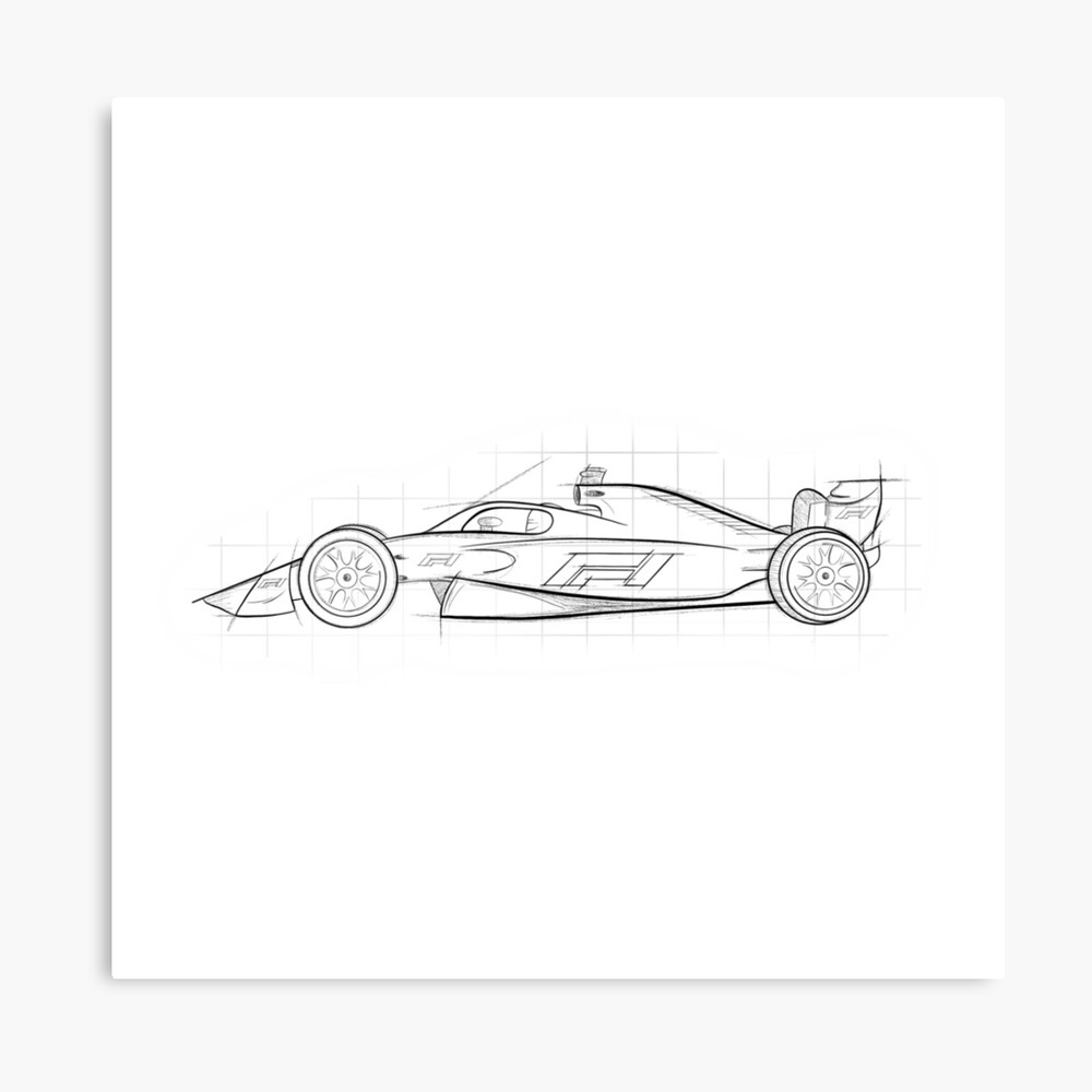 How To Draw Formula 1 Car - YouTube