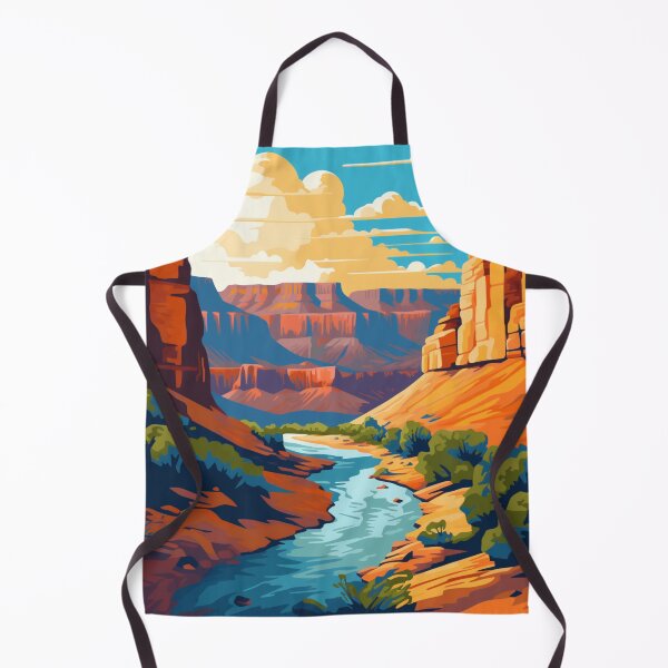 Item preview, A Pop Art Travel Print of the Grand Canyon - Arizona designed and sold by StudioRedKoala.