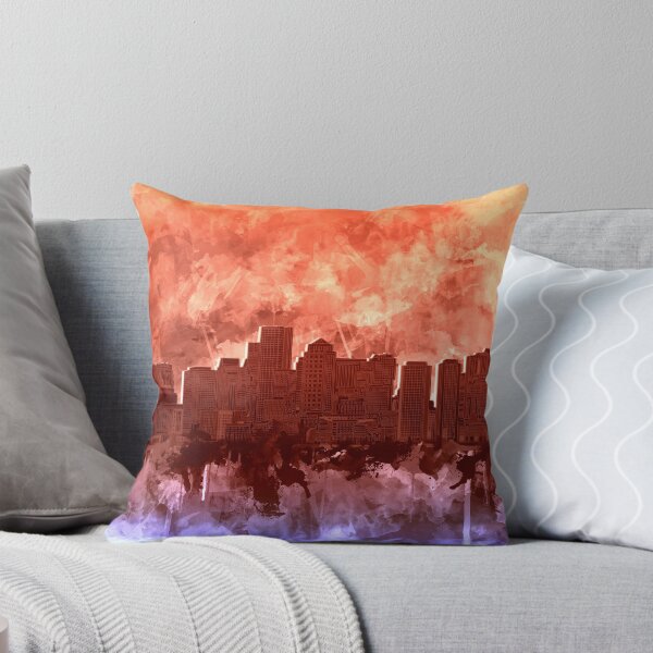 Artikelvorschau, Boston Skyline entworfen und verkauft von BekimART.