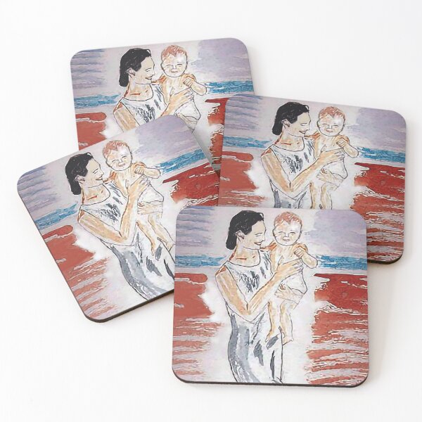 Item preview, MOTHER WITH CHILD designed and sold by ArtbyRolleen.