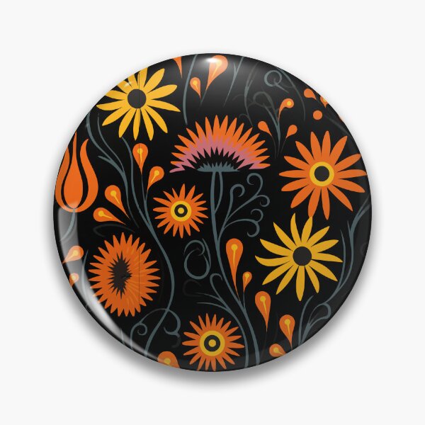 Item preview, Vibrant vintage wildflowers pattern designed and sold by etherElric.