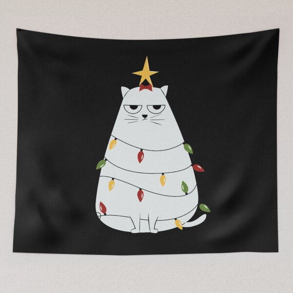 Item preview, Grumpy Christmas Cat   designed and sold by EvaKos.