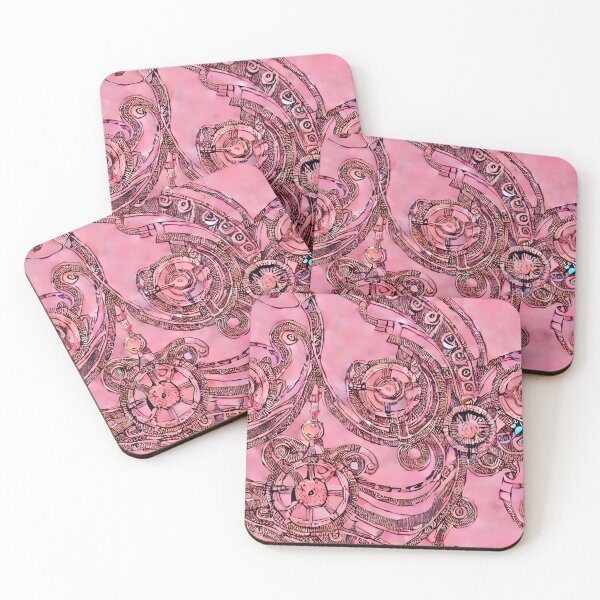 Item preview, Pink Steampunk Beauty, steampunk design, beautiful steampunk art, designed and sold by Chaotic Joy.