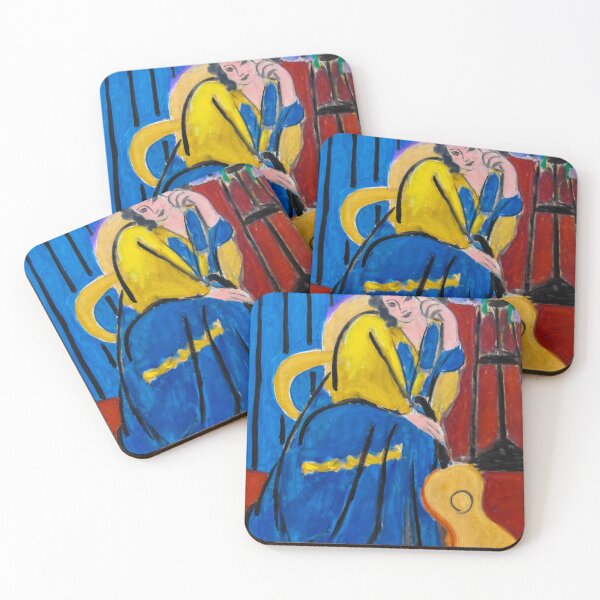 Item preview, Henri Matisse - Girl in Yellow and Blue with Guitar Poster Classic designed and sold by samjonmuno.