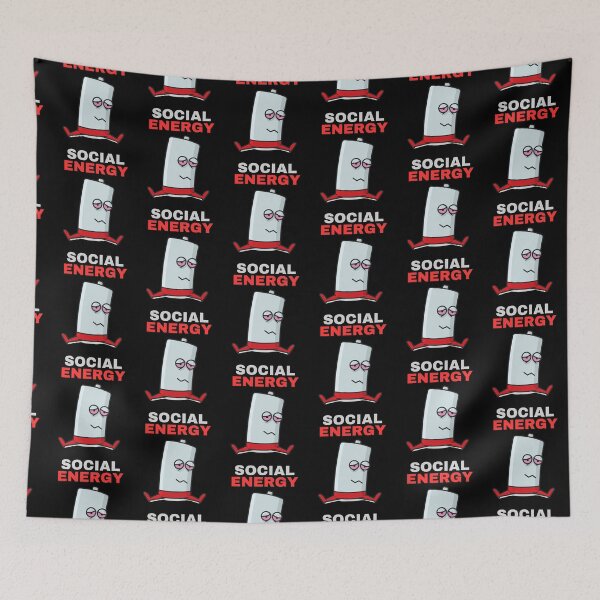 Item preview, Social Battery Social Energy Introvert designed and sold by ArtFromBeyond.