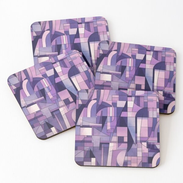 Item preview, Vibrant Lilac Pink Geometric Pattern designed and sold by GoeCentric.