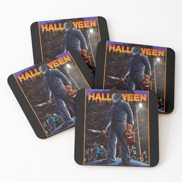 Item preview, Halloween Michael Myer, A Colorful Nightmare, pumpkin, horrormovies, pumpkin halloween, nightmare, monster, slasher, michael myers designed and sold by TonyDegenhardt.