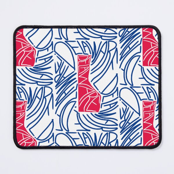 Item preview, Delaware State Map Typography - Red and Blue - USA America State designed and sold by Ranggasme.