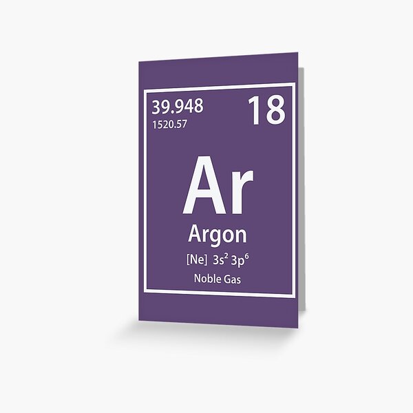 Artikel-Vorschau von Argon-Element, designt und verkauft von cerebrands.