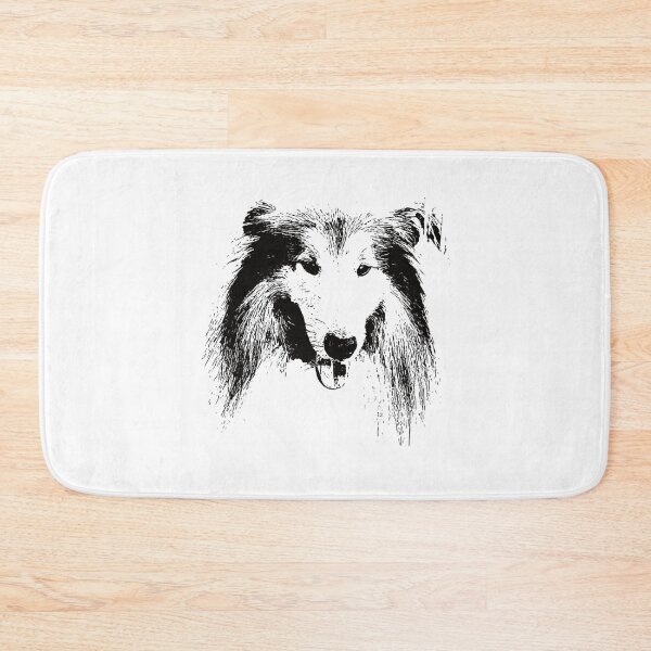 Item preview, Collie Face Design - A Collie Christmas Gift designed and sold by wilbert-aguirre.