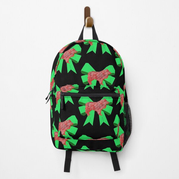 Item preview, Collie Rough Red Christmas Dog Silhouette _amp_ Green Bow designed and sold by wilbert-aguirre.