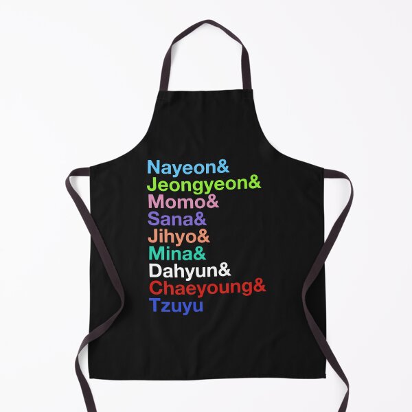 Item preview, Nayeon, Jeongyeon, Momo, Sana, Jihyo, Mina, Dahyun, Chaeyoung, Tzuyu Twices Names (Colors Ver.) Clas designed and sold by Charlottottier.