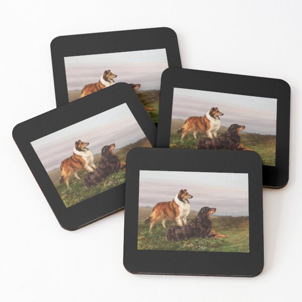 Item preview, Firm Friends Collie and Gordon Setter designed and sold by wilbert-aguirre.