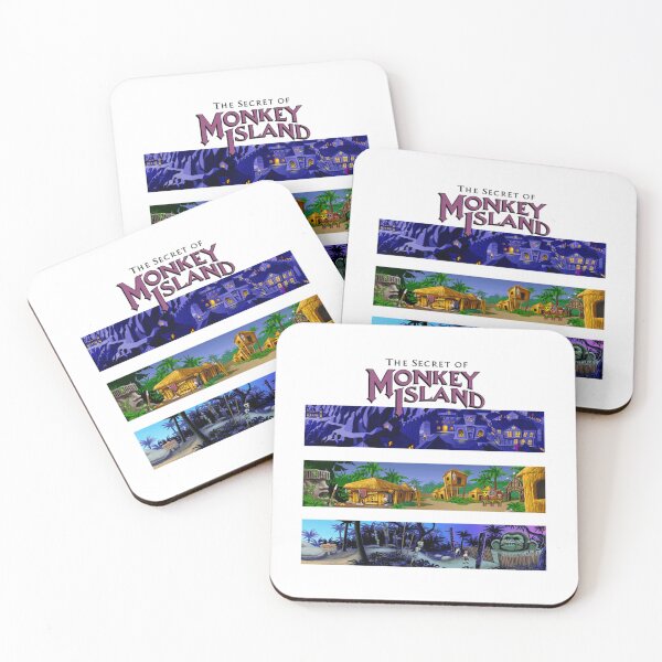 Item preview, The secret of Monkey Island Backgrounds   designed and sold by haeufge.