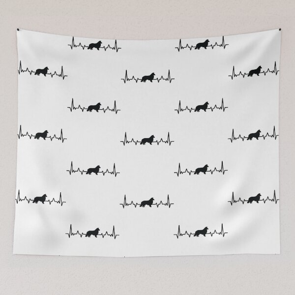 Item preview, Funny Shetland Sheepdog Heartbeat designed and sold by wilbert-aguirre.