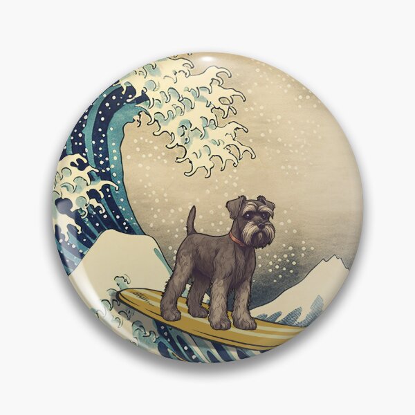 Artikelvorschau, Standard Schnauzer Kanagawa Japanese Surfing Wave entworfen und verkauft von rafaeltto.
