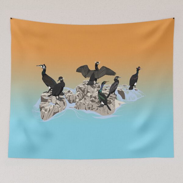 Item preview, Cormorants of North America (no text) designed and sold by BennuBirdy.