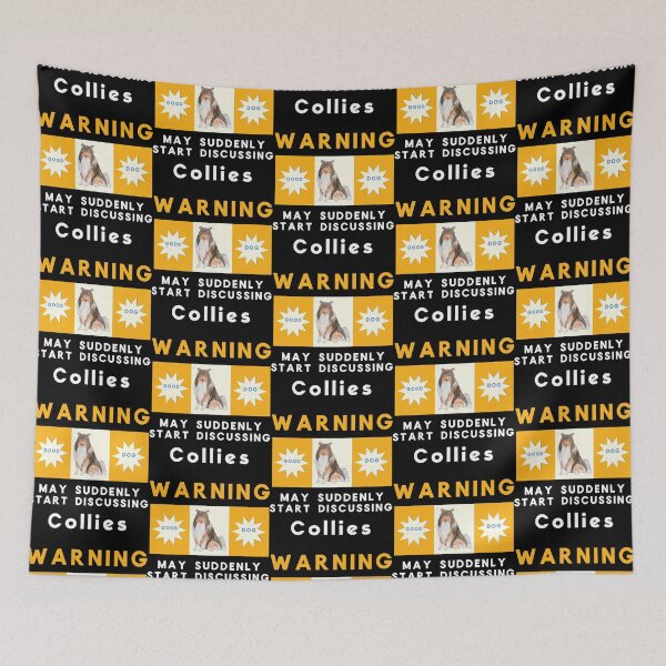Item preview, Warning May Suddenly Start Discussing Collies Funny designed and sold by wilbert-aguirre.