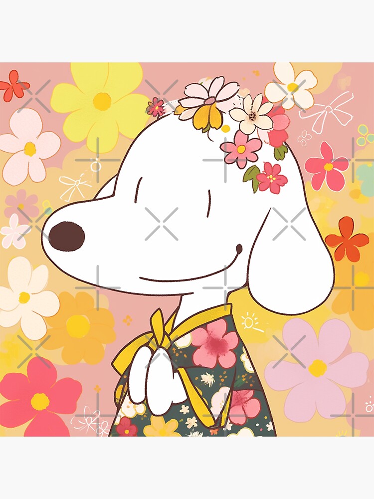 Cute Snoopy Sticker for Sale by uvartistico