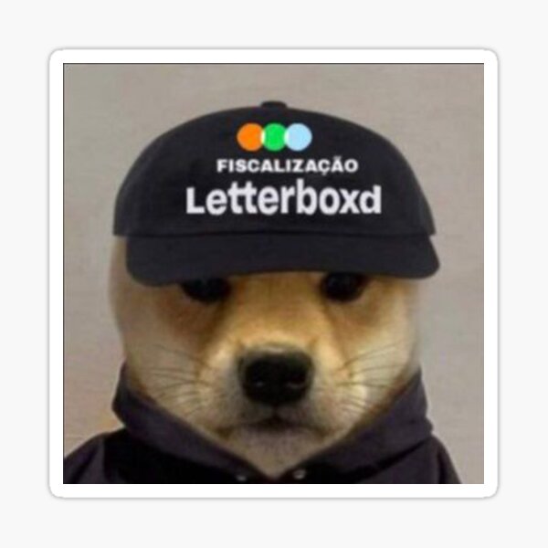 Item preview, letterboxd fiscalization dog designed and sold by Yellow Star Store.