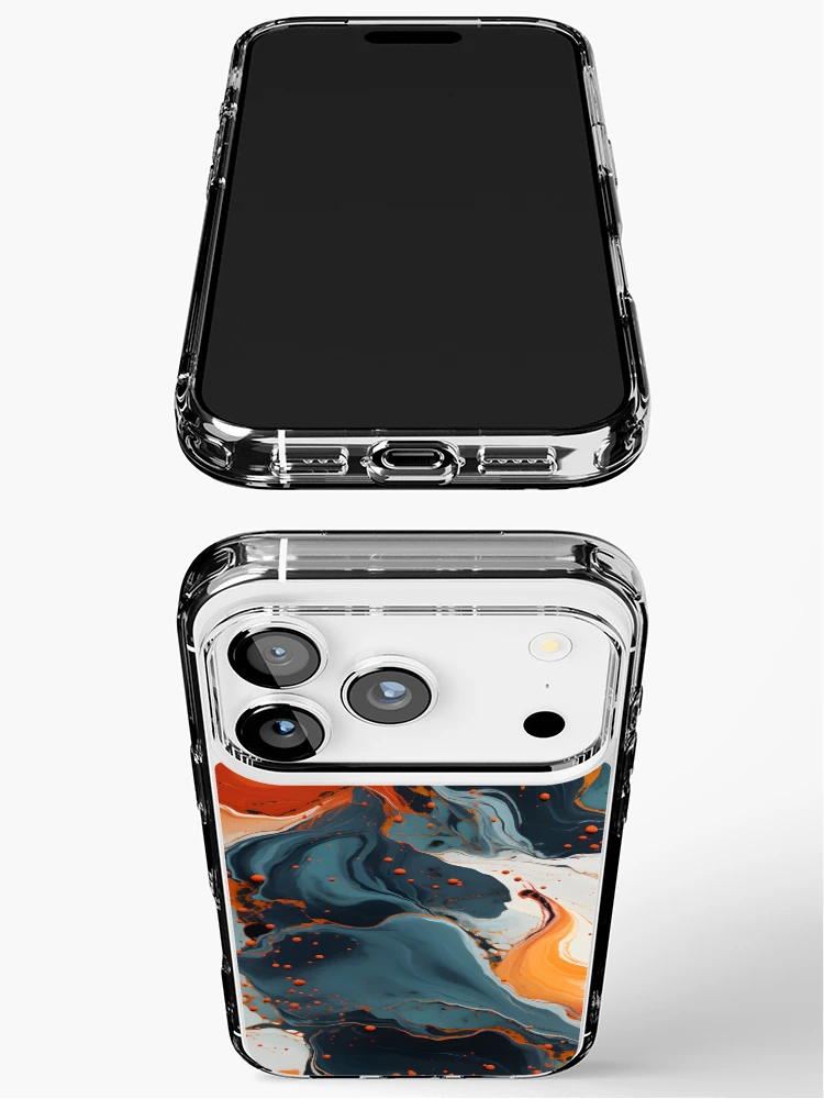 Thumbnail 3 of 5, iPhone Case, Marble Stone Pattern 9 designed and sold by DigitalPatternx.