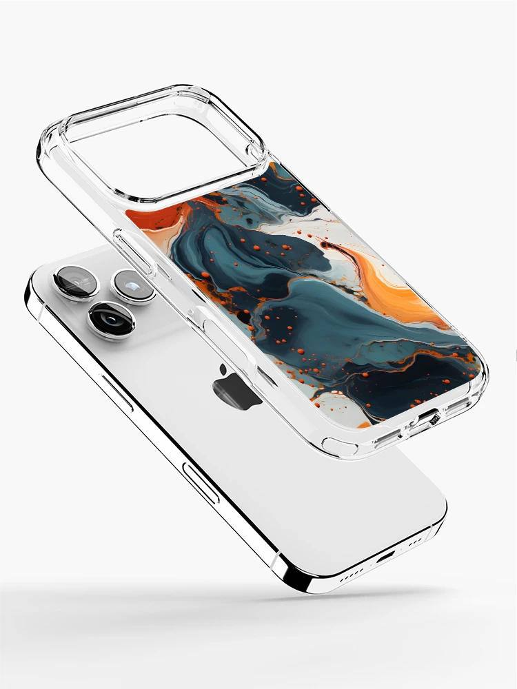 Thumbnail 2 of 5, iPhone Case, Marble Stone Pattern 9 designed and sold by DigitalPatternx.