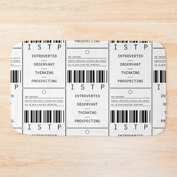 Item preview, ISTP - The Virtuoso - Introverted Observant Thinking Prospecting designed and sold by Millusti.