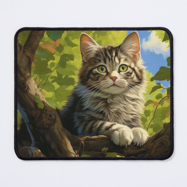 Item preview, Cat Resting in Tree designed and sold by Myra365Art.