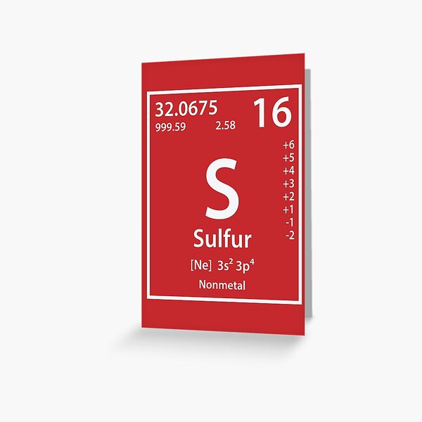 Artikel-Vorschau von Schwefel-Element, designt und verkauft von cerebrands.