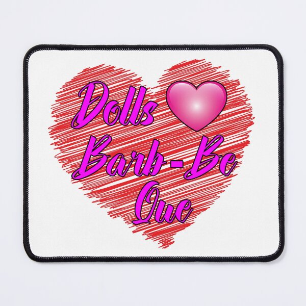 Item preview, Dolls Heart Barb Be Que - Scribble Heart designed and sold by Bruce ALMIGHTY Baker.