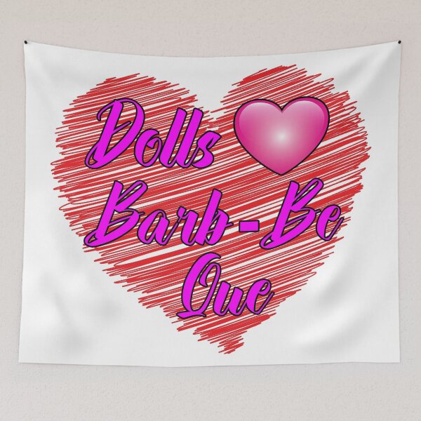 Item preview, Dolls Heart Barb Be Que - Scribble Heart designed and sold by Bruce ALMIGHTY Baker.