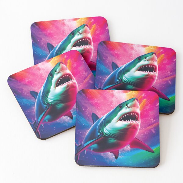 Item preview, Rainbow shark designed and sold by Prints-of-Art.