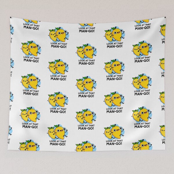Item preview, Look At That Man-go Funny Fruit Puns  designed and sold by punnybone.