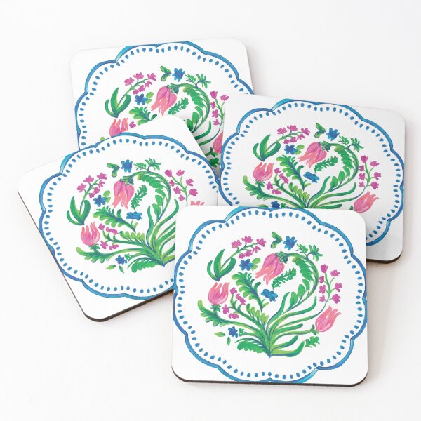 Item preview, Tropical floral  brush paint  designed and sold by letsgow8th.