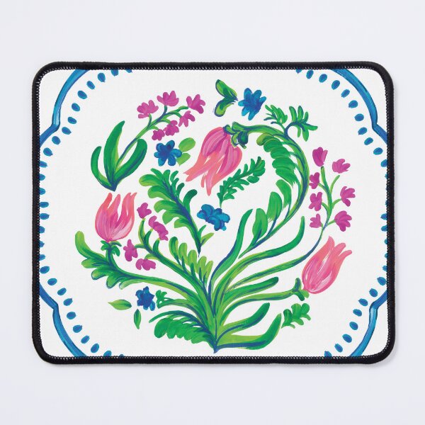 Item preview, Tropical floral brush paint designed and sold by letsgow8th.
