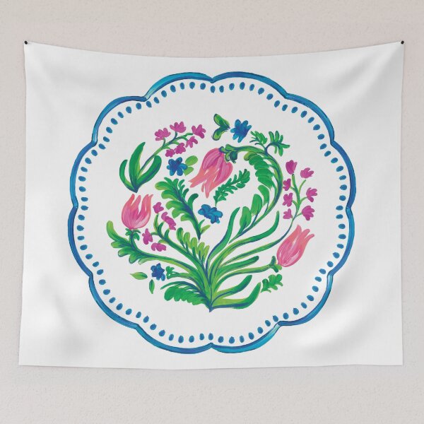 Item preview, Tropical floral  brush paint  designed and sold by letsgow8th.