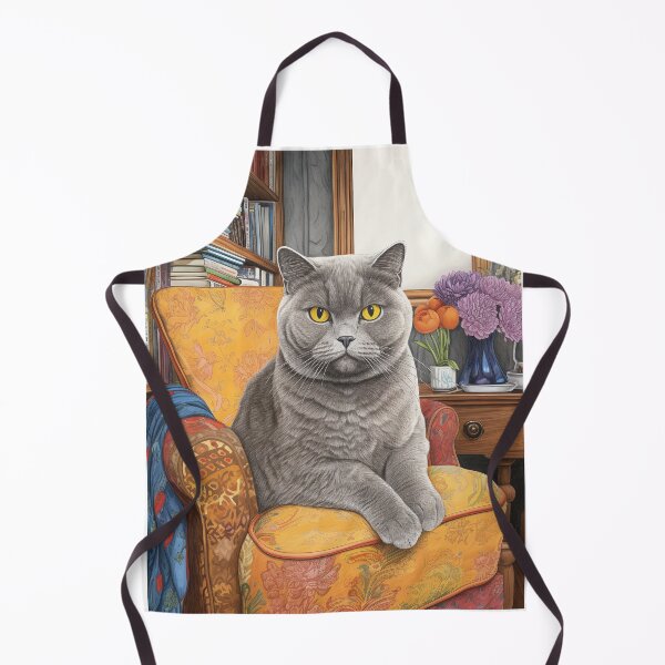 Item preview, British Shorthair on the Sofa designed and sold by shadowalice.