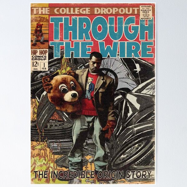 Kanye West - The College Dropout Lego Parody Poster – LoveSickStudio