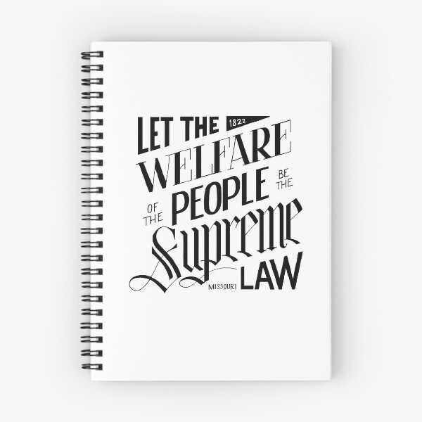 Item preview, Missouri State Motto - Let the Welfare of the People be the Supreme Law, Handlettered by LTRS,etc  designed and sold by LTRSetc.