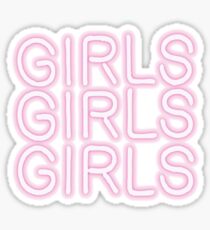 Girls Girls Girls Sticker