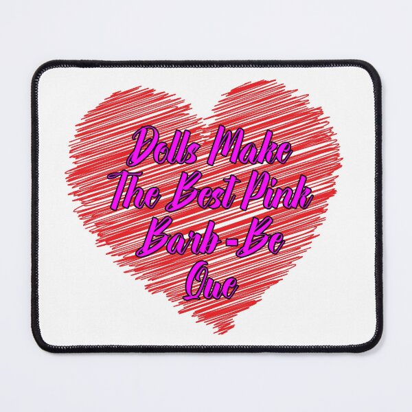 Item preview, Dolls Make The Best Pink Barb Be Que - Scribble Heart designed and sold by Bruce ALMIGHTY Baker.