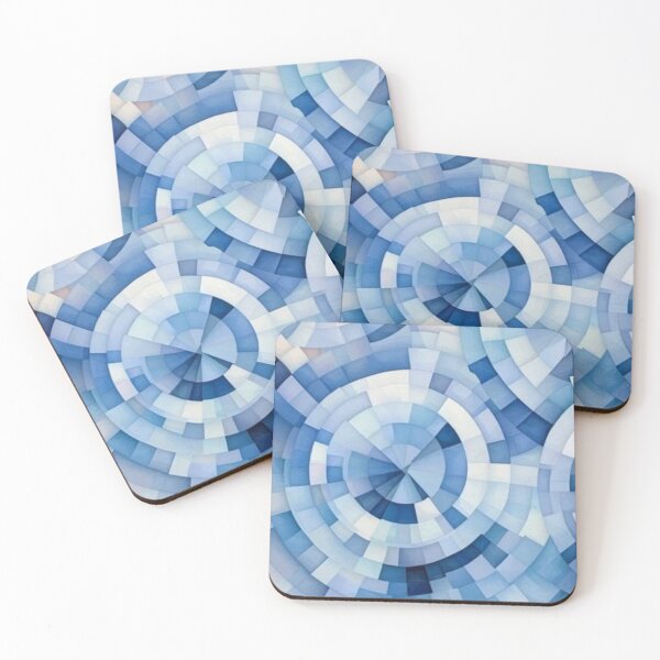 Item preview, Blue Abstract Geometric Pattern designed and sold by GoeCentric.
