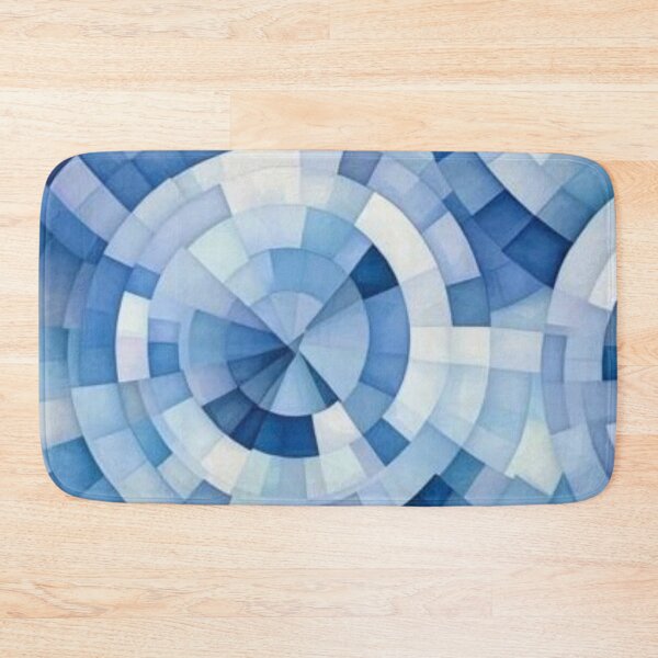 Item preview, Blue Abstract Geometric Pattern designed and sold by GoeCentric.