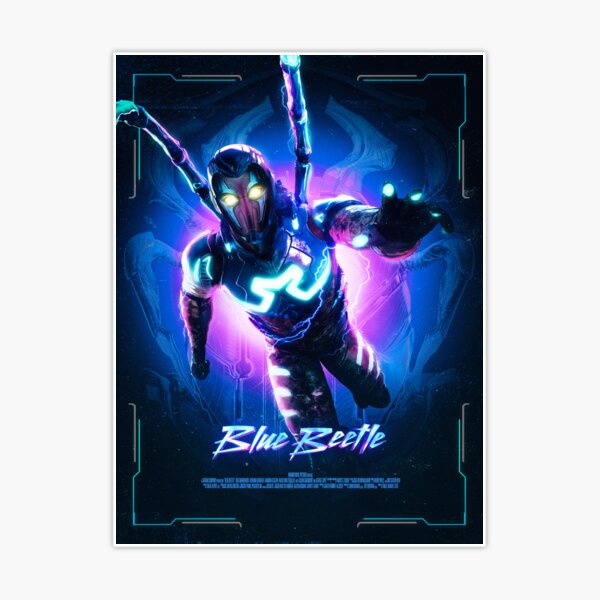 Blue Beetle Movie Sticker for Sale by vacnaspera