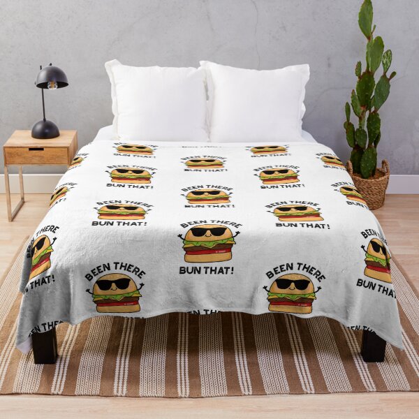 Item preview, Been There Bun That Funny Burger Puns  designed and sold by punnybone.