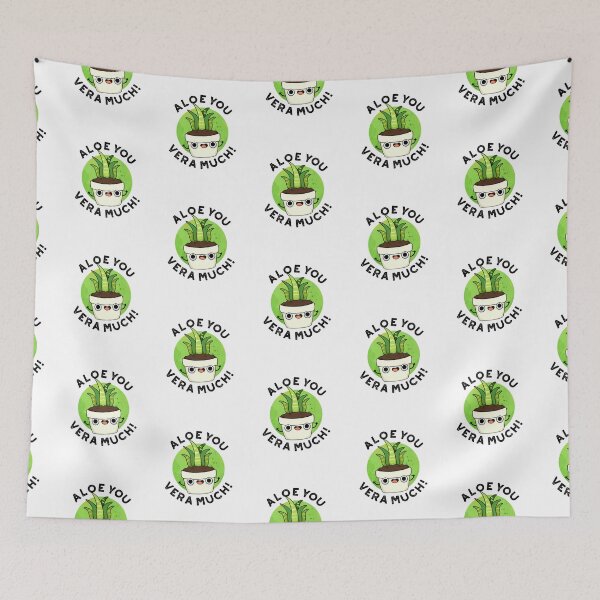 Item preview, Aloe You Vera Much Funny Plant Puns  designed and sold by punnybone.